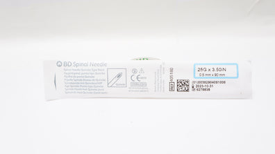 BD 405180 Spinal Ndle Quicke Type Point 25G x 3.50inch (x)